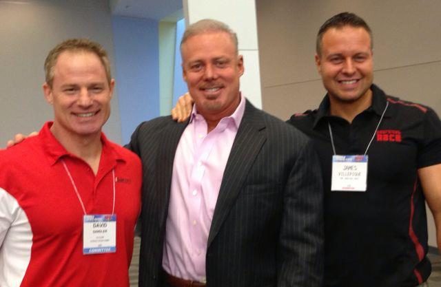James Villepigue at a fitness industry event